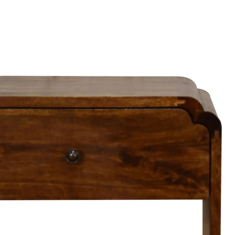 Newton - Nightstand With A Drawer And Open Shelf by HouseOfZazla