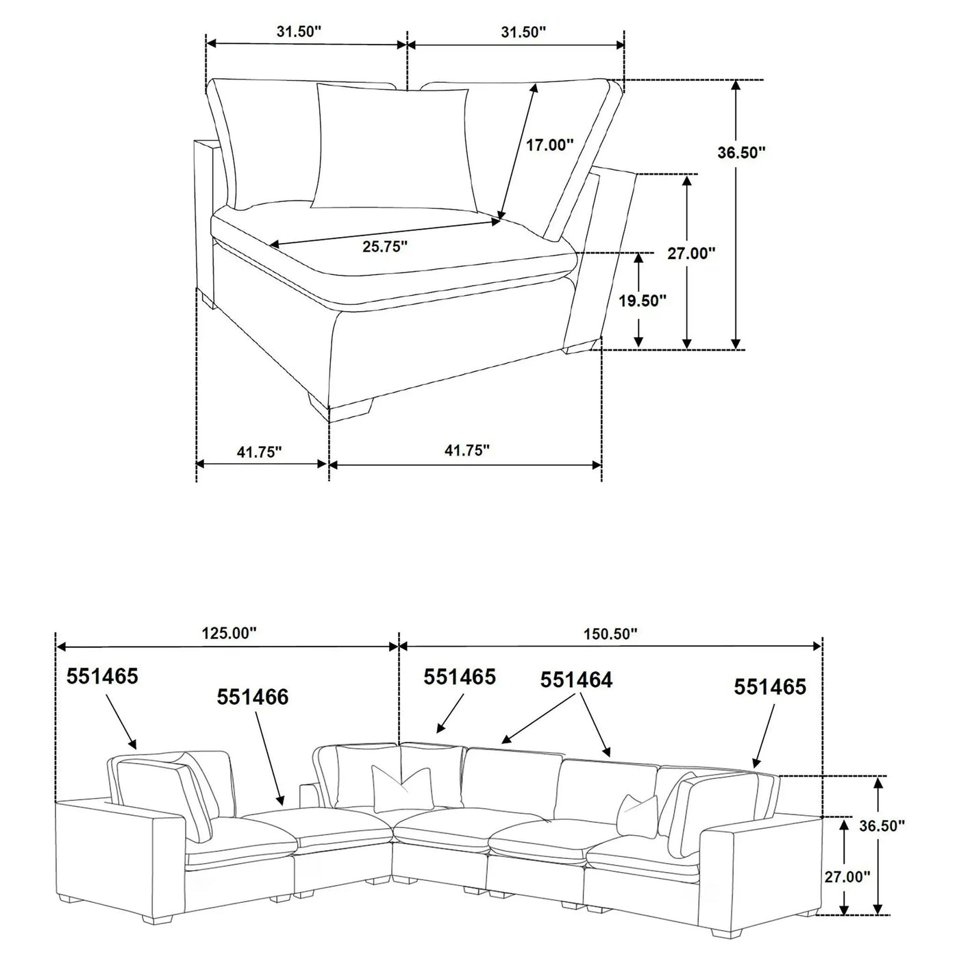 Murtagh - Modular Sectional by HouseOfZazla