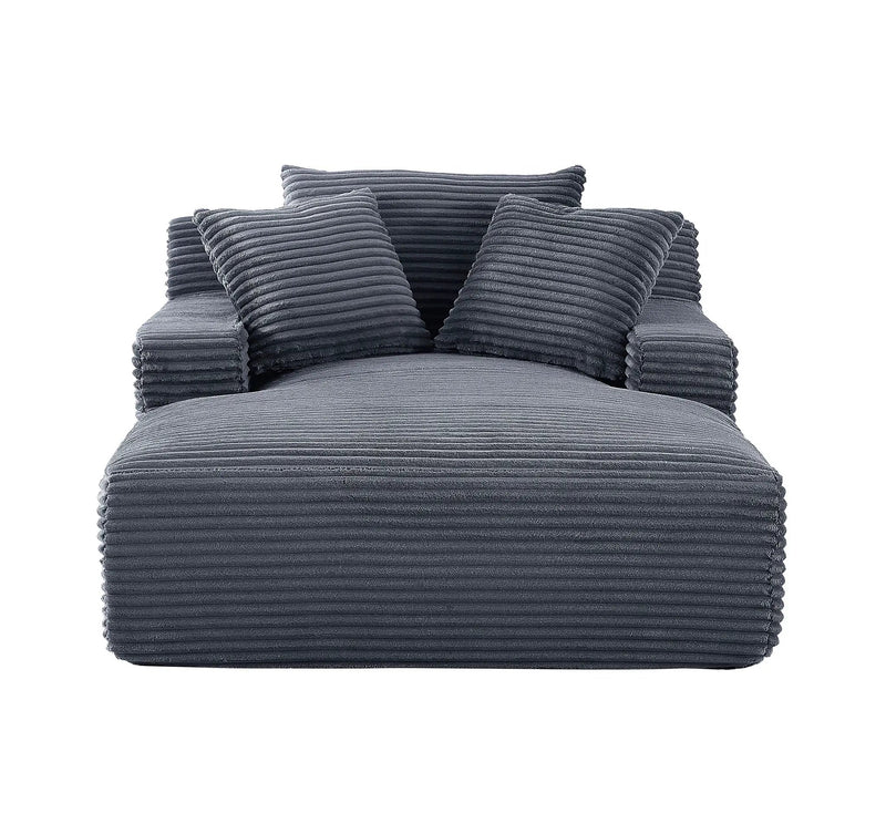Cloudline - Oversized Chaise Lounge, Modern Comfy Couch With Full Foam Cushioning, Cozy Sleeper Sofabed by HouseOfZazla