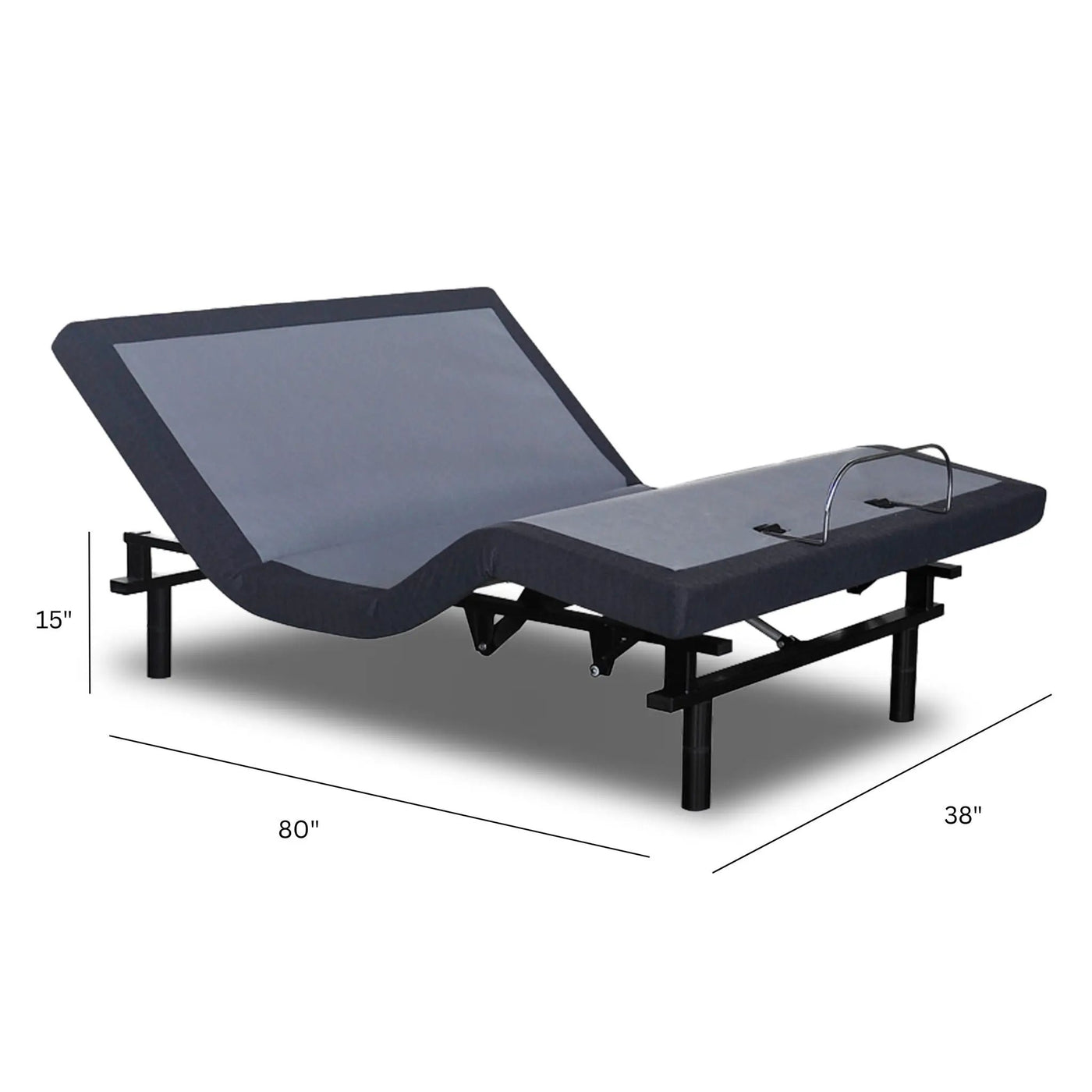 Bt3000 - Adjustable Bed Base With Head And Foot Position Adjustment by HouseOfZazla