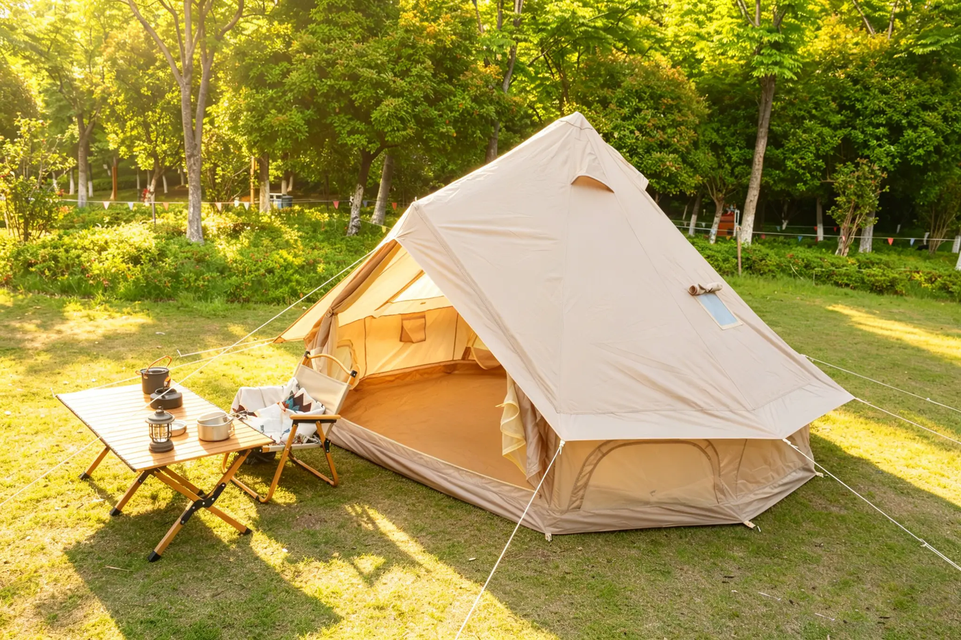 Oxford Bell Tent for Family Camping by HouseOfZazla