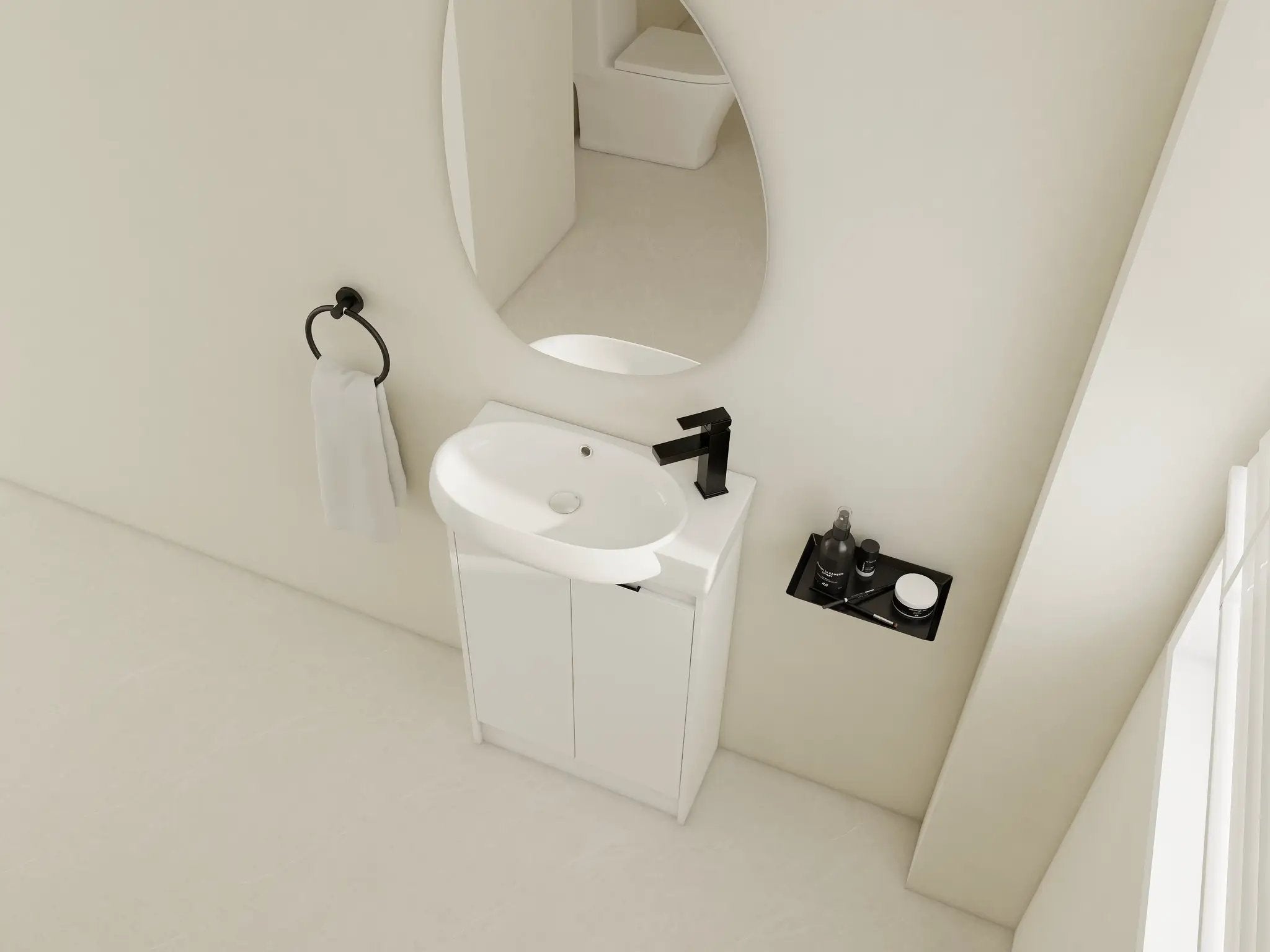 23" Freestanding Bathroom Vanity with Sink, Soft Close Doors by HouseOfZazla