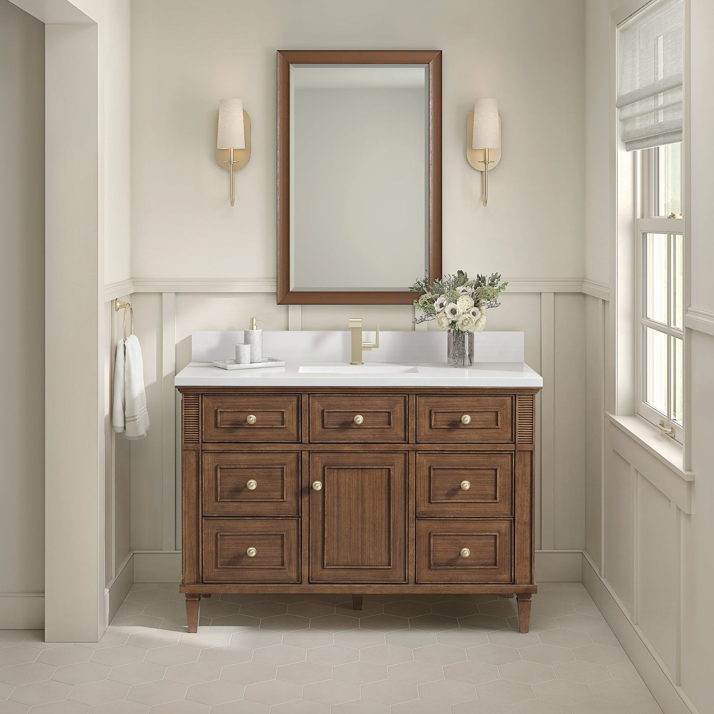 James Martin Lorelai 36" Single Bathroom Vanity, Mid-Century Walnut by James Martin