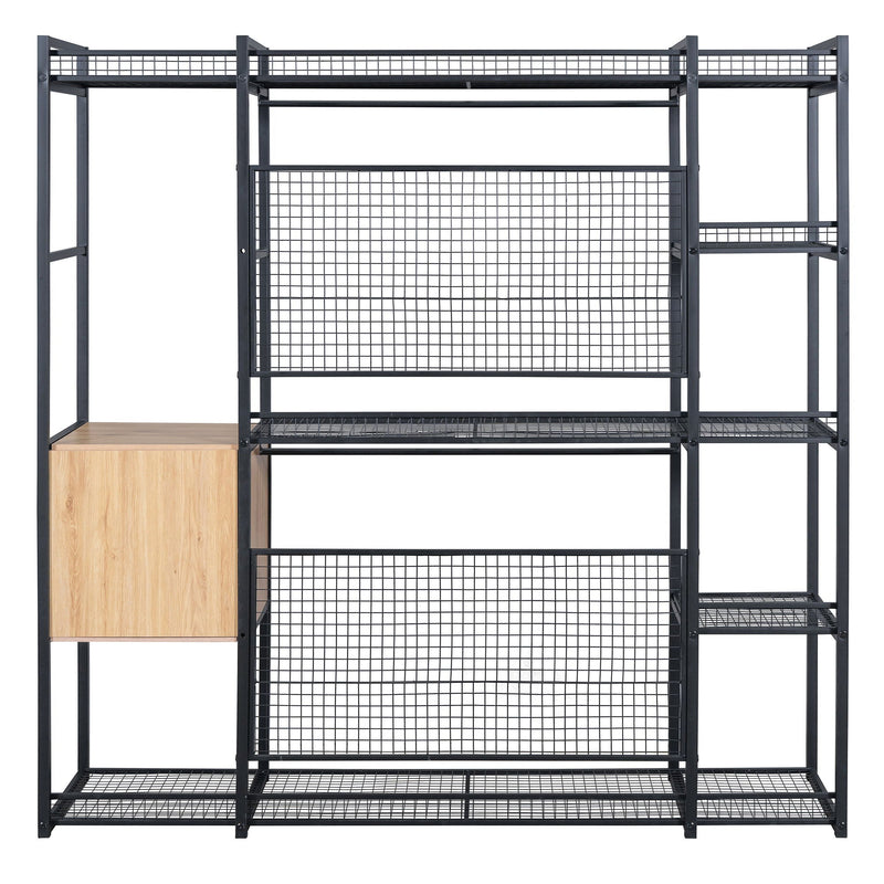 Open Style Wardrobe With Hanging Rails, Shelves And Drawers by HouseOfZazla