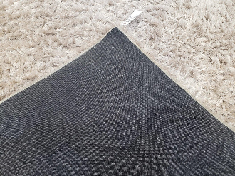 Ivory Shag Rug 6x7, Flokati Carpet, Shaggy Soft Plush Pile Area Rug, Modern Contemporary by Jewel Rugs