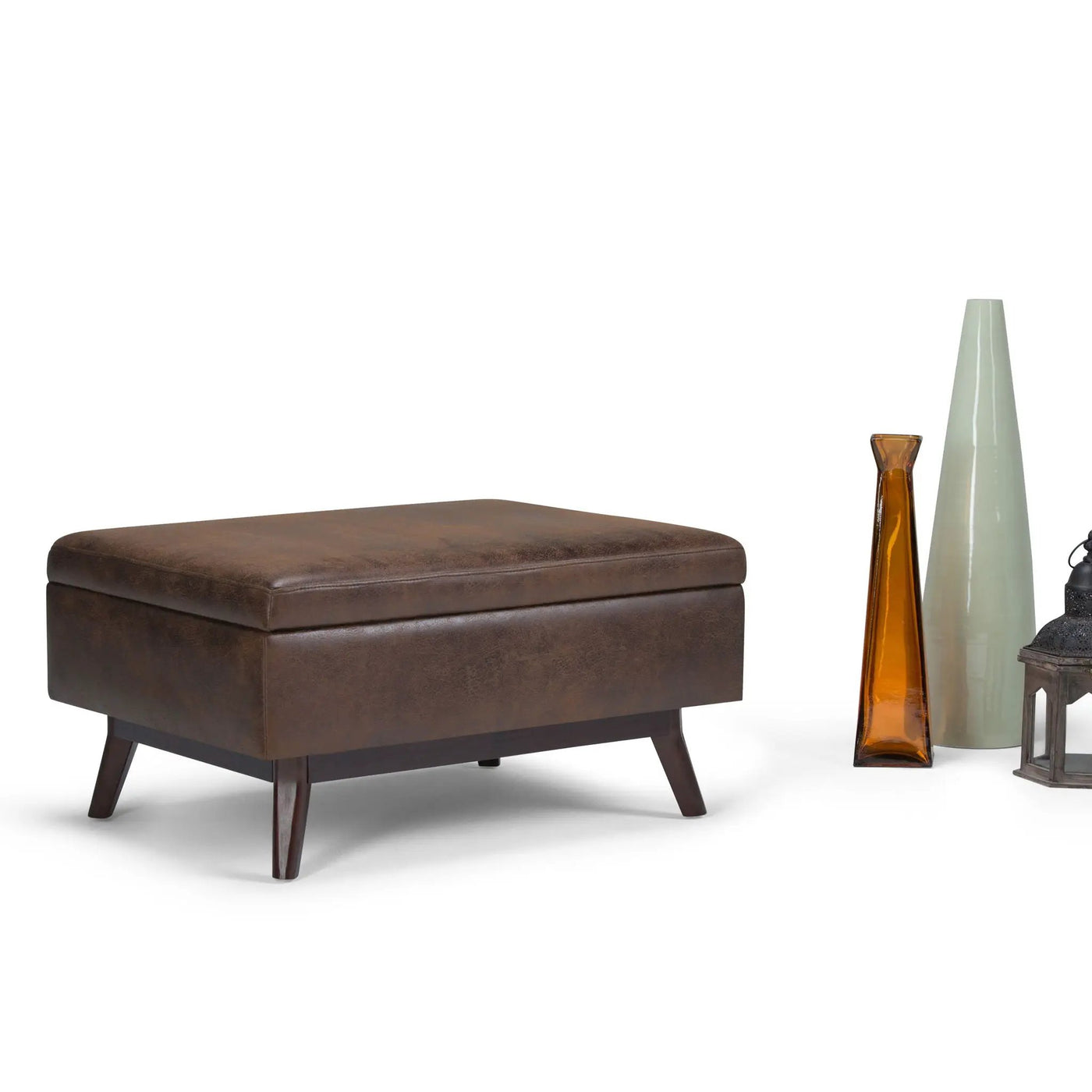 Owen - Upholstered Rectangular Storage Ottoman by HouseOfZazla