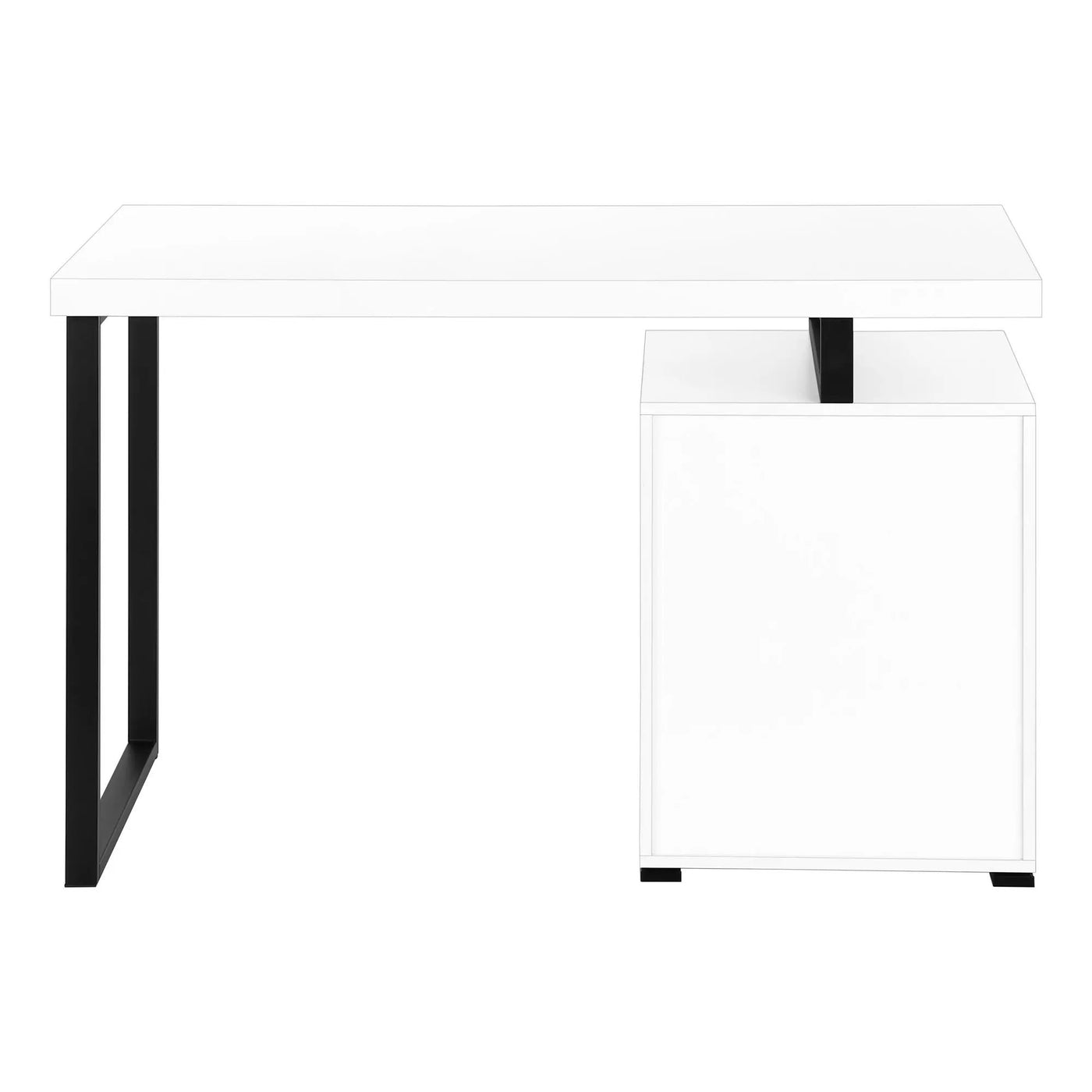Computer Desk For Home Office, Left, Right Set - Up, Ample Storage Drawers by Unique Piece Furniture