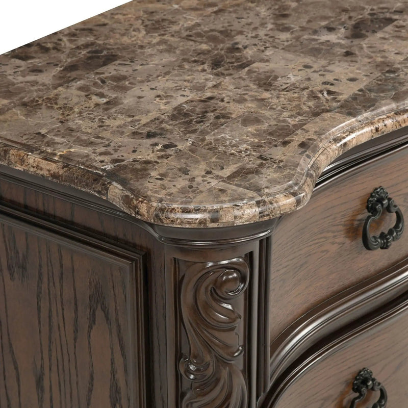 9 Drawers Dresser - Brown / Coffee by Unique Piece Furniture