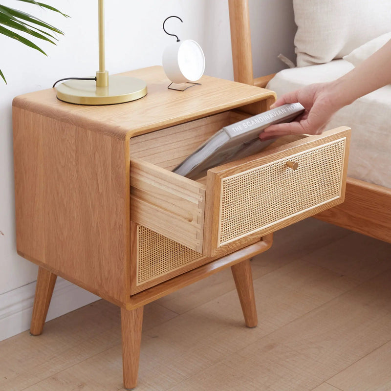 Bedside Cabinet, Modern Simple Nightstands European Beech by Unique Piece Furniture