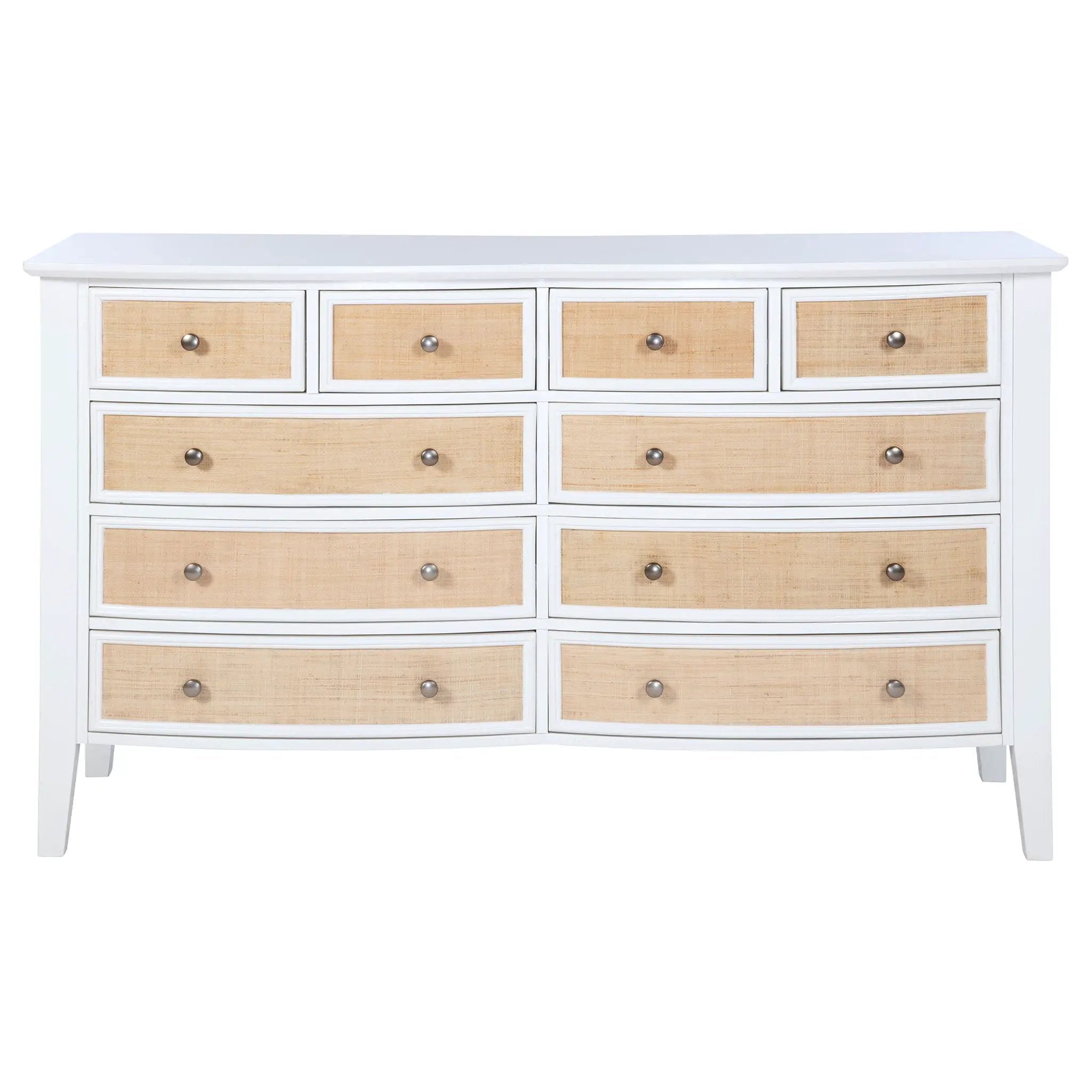 Bexhill 10-drawer Dresser Cabinet White by Unique Piece Furniture