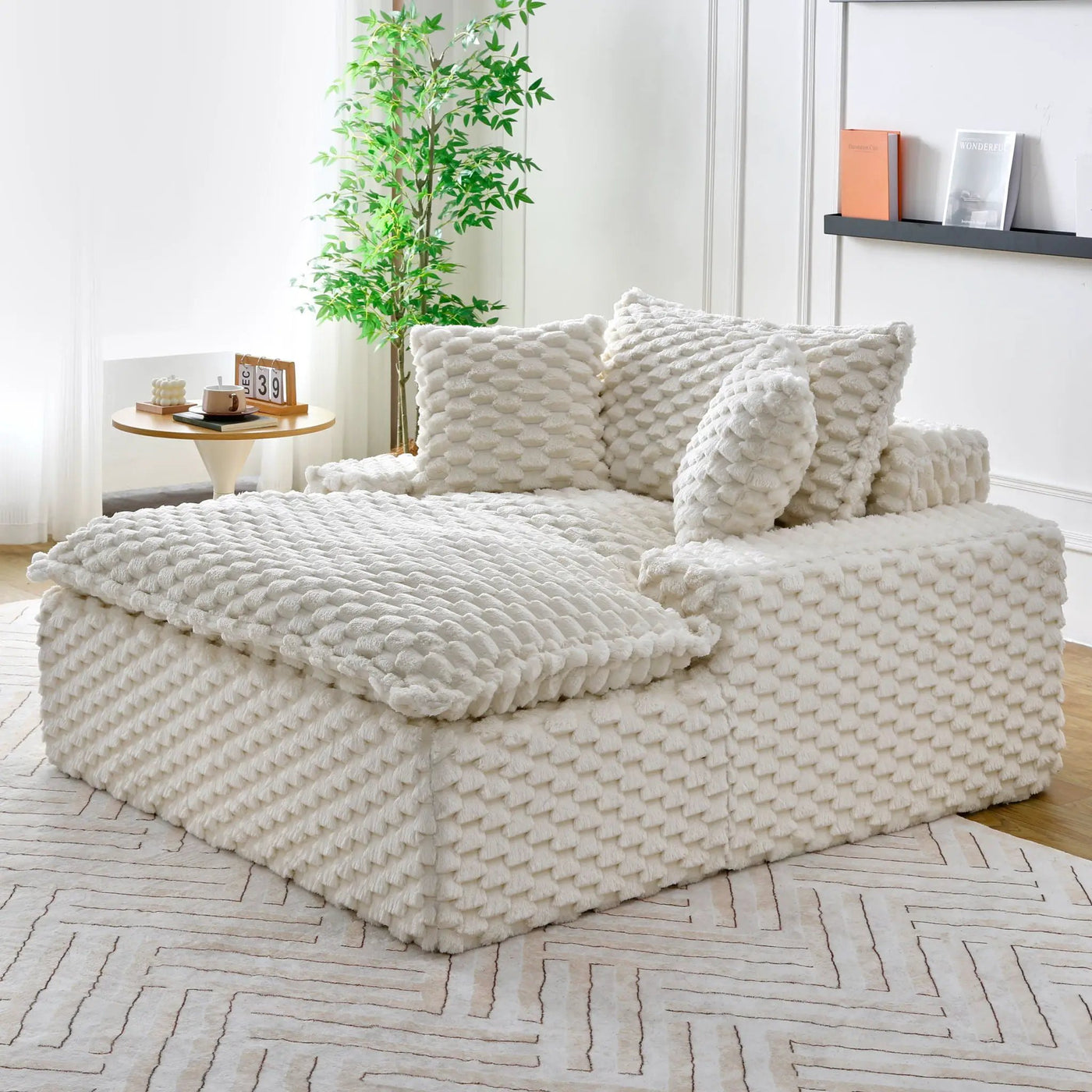 Harbor - Luxury Sofa Turtle Fleece Fabric by HouseOfZazla