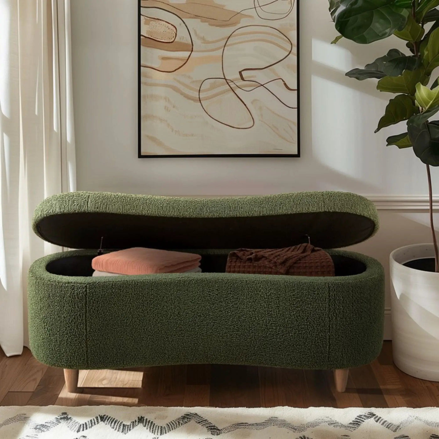 Flip Top Storage Bench by HouseOfZazla