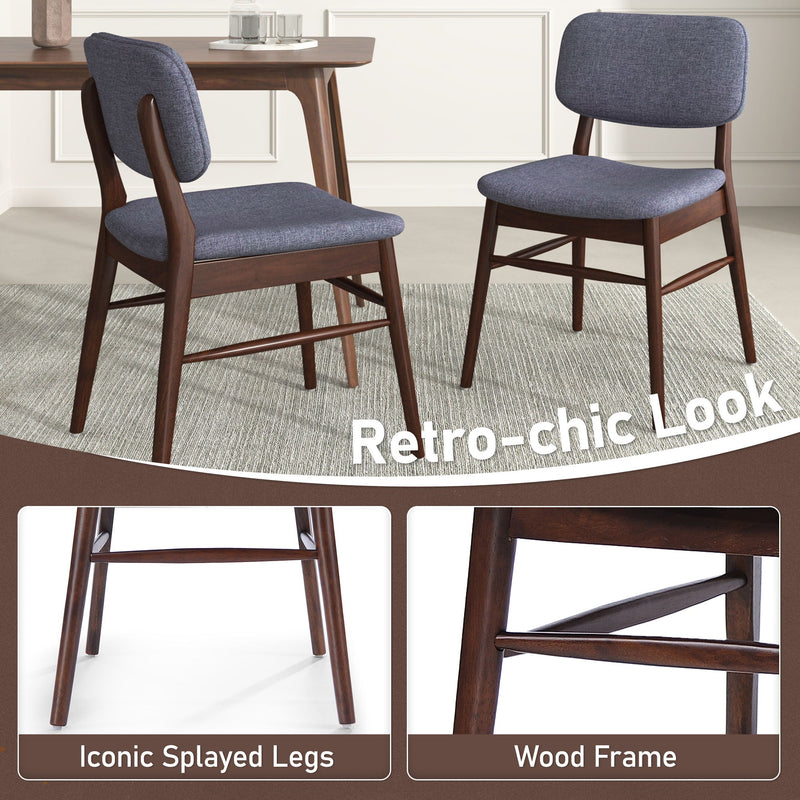 Upholstered Comfort Dining Chair (Set of 2) by HouseOfZazla