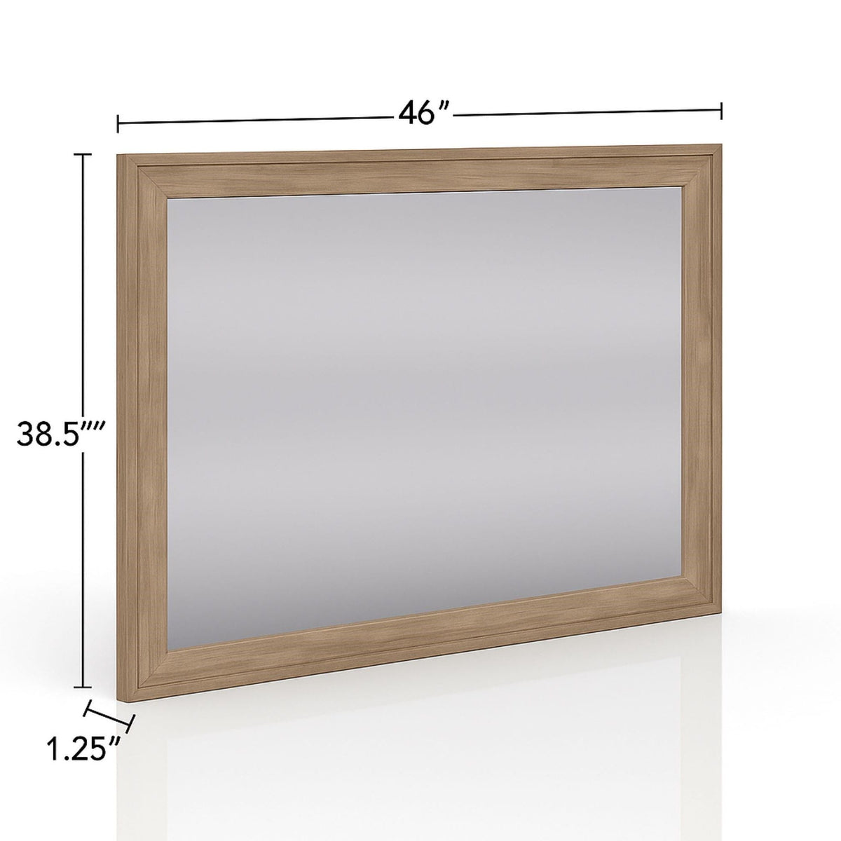 Rectangle Mirror with Beveled Glass - Sand, photo 2 of 6