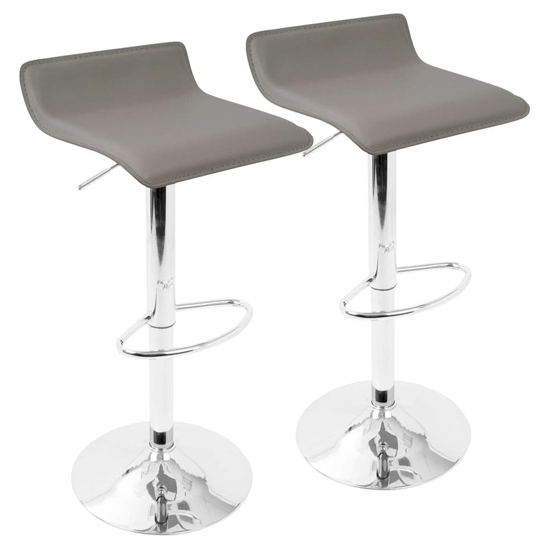 Ale - Contemporary Adjustable Barstool (Set of 2) by Unique Piece Furniture