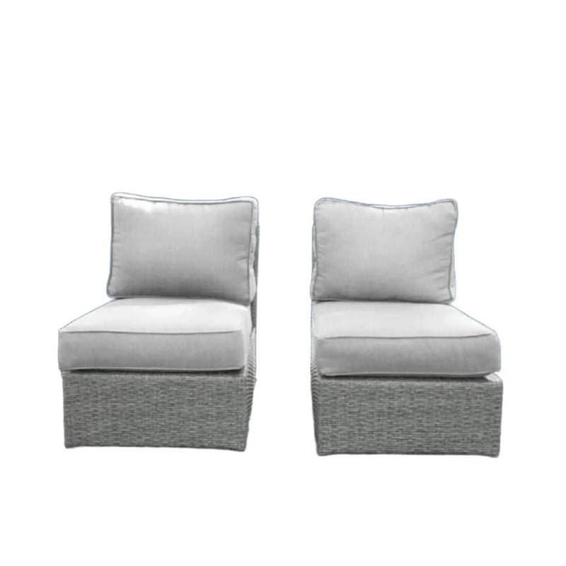 Armless Patio Chair With Cushions by Unique Piece Furniture