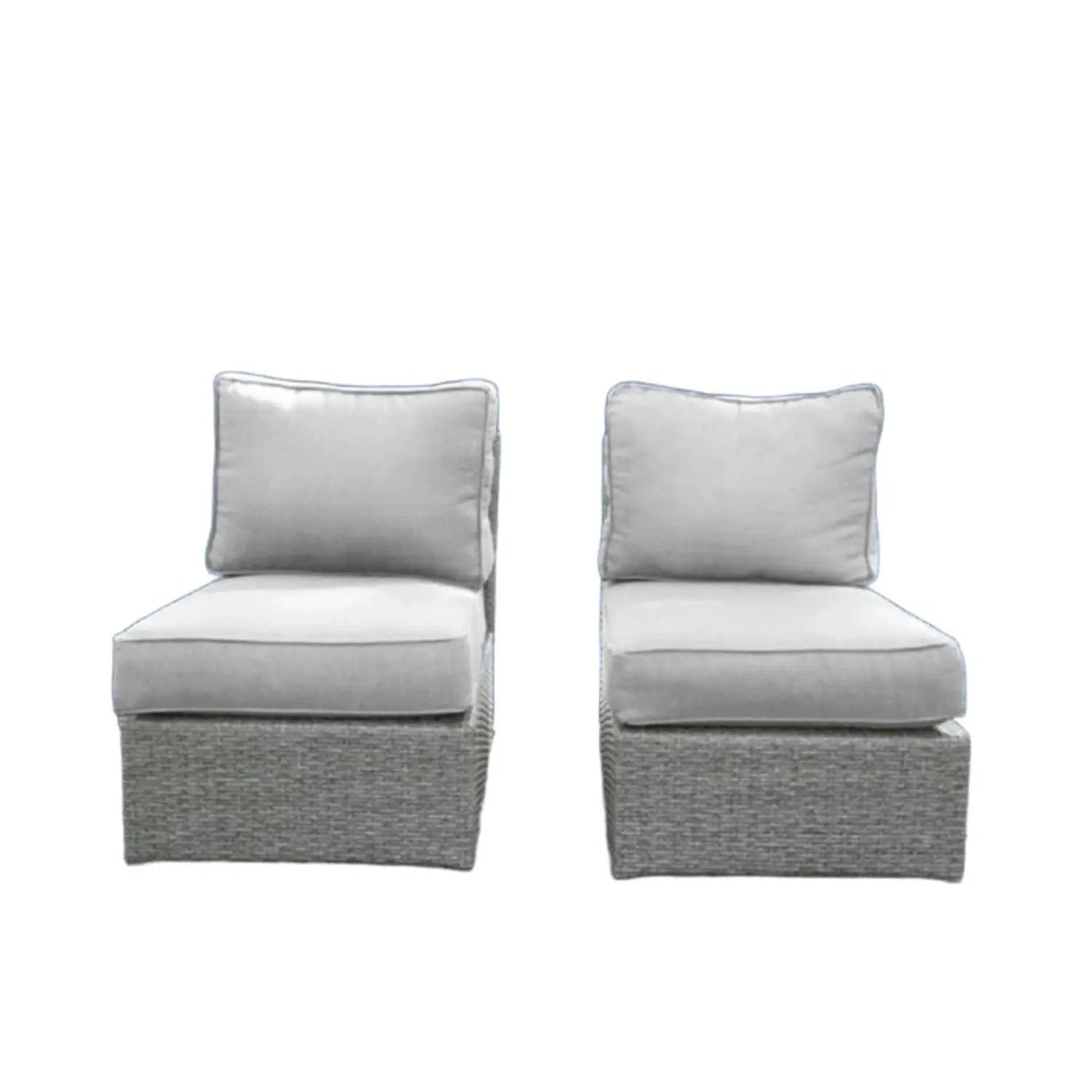 Armless Patio Chair With Cushions by Unique Piece Furniture