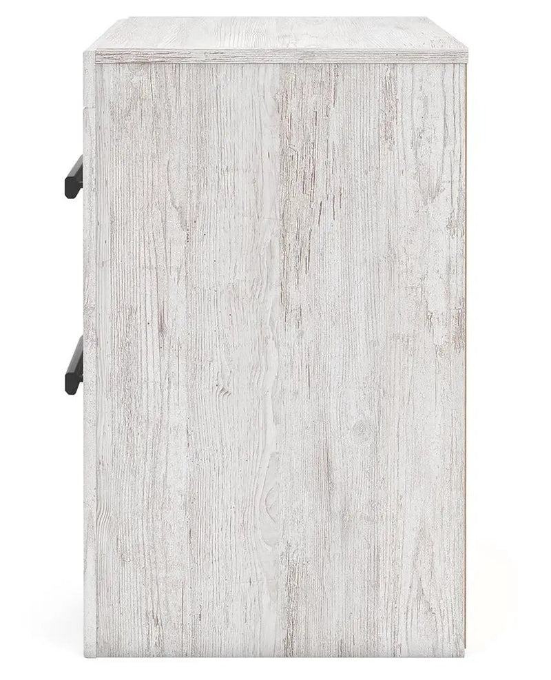 Cayboni - Two Drawer Night Stand - Whitewash by Unique Piece Furniture