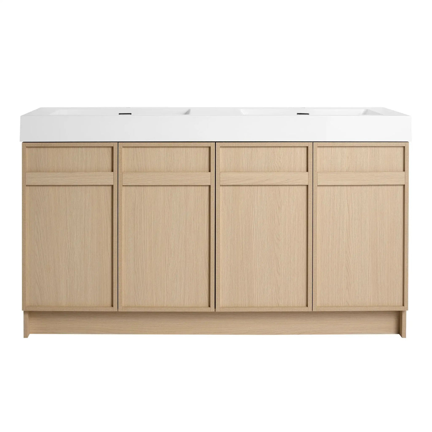 Freestanding Bathroom Vanity With Resin Sink & Soft Close Cabinet Doors by HouseOfZazla