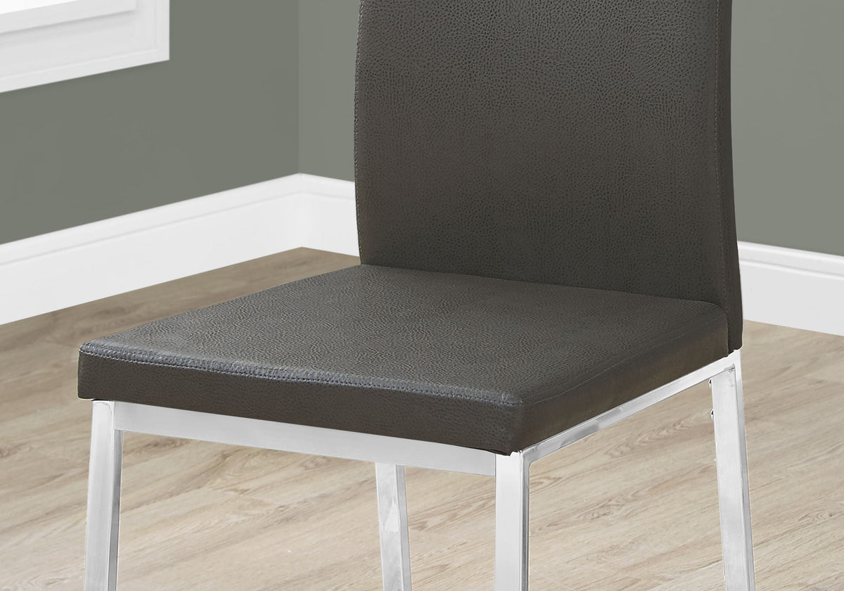 Modern Upholstered Dining Side Chairs Set of 2, photo 4 of 12