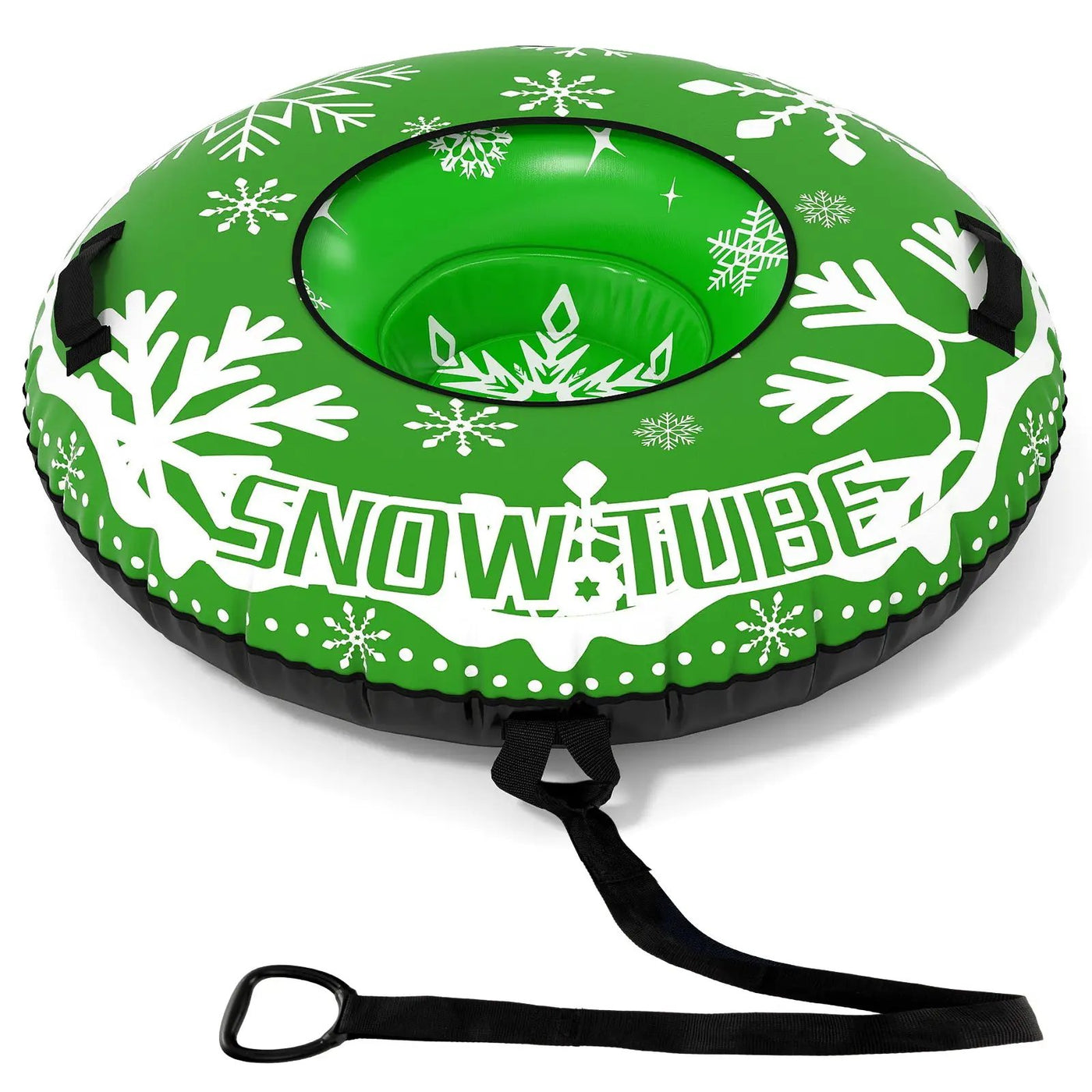 42" Heavy-duty Inflatable Snow Tube with Detachable Tow Strap by DirectDeals