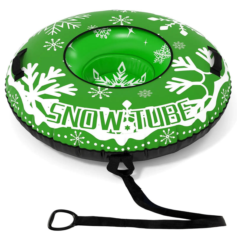 42" Heavy-duty Inflatable Snow Tube with Detachable Tow Strap by DirectDeals