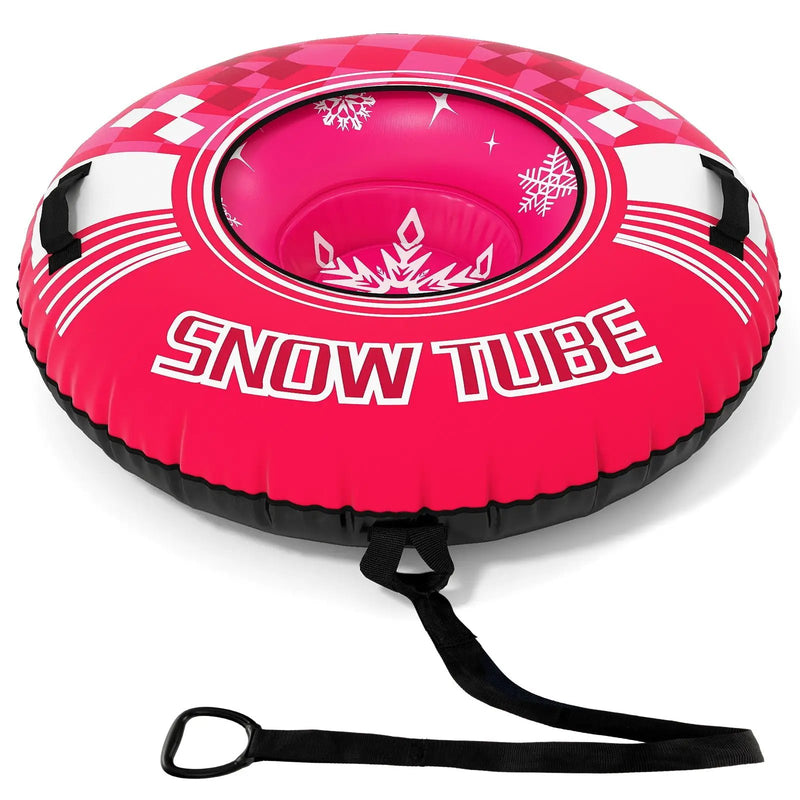 42" Heavy-duty Inflatable Snow Tube with Detachable Tow Strap by DirectDeals