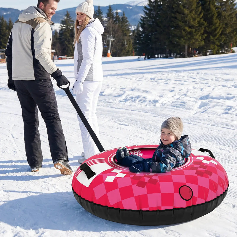 42" Heavy-duty Inflatable Snow Tube with Detachable Tow Strap by DirectDeals