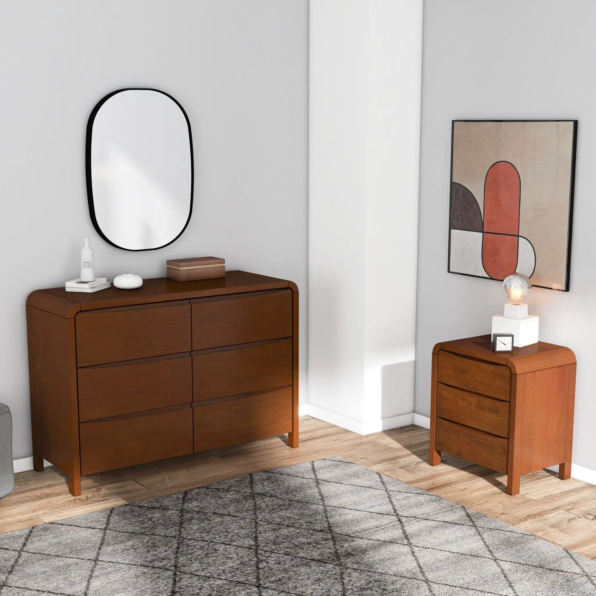 Lionel - 6 Drawer Dresser - Brown by HouseOfZazla