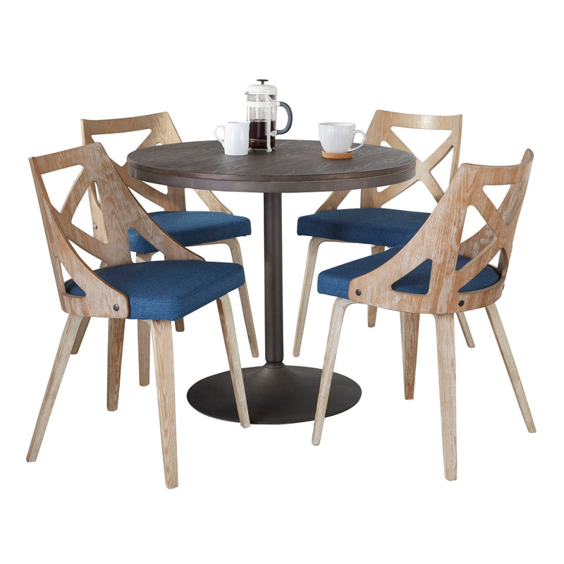 Dakota Charlotte - 5 Piece Contemporary Dining Set by HouseOfZazla