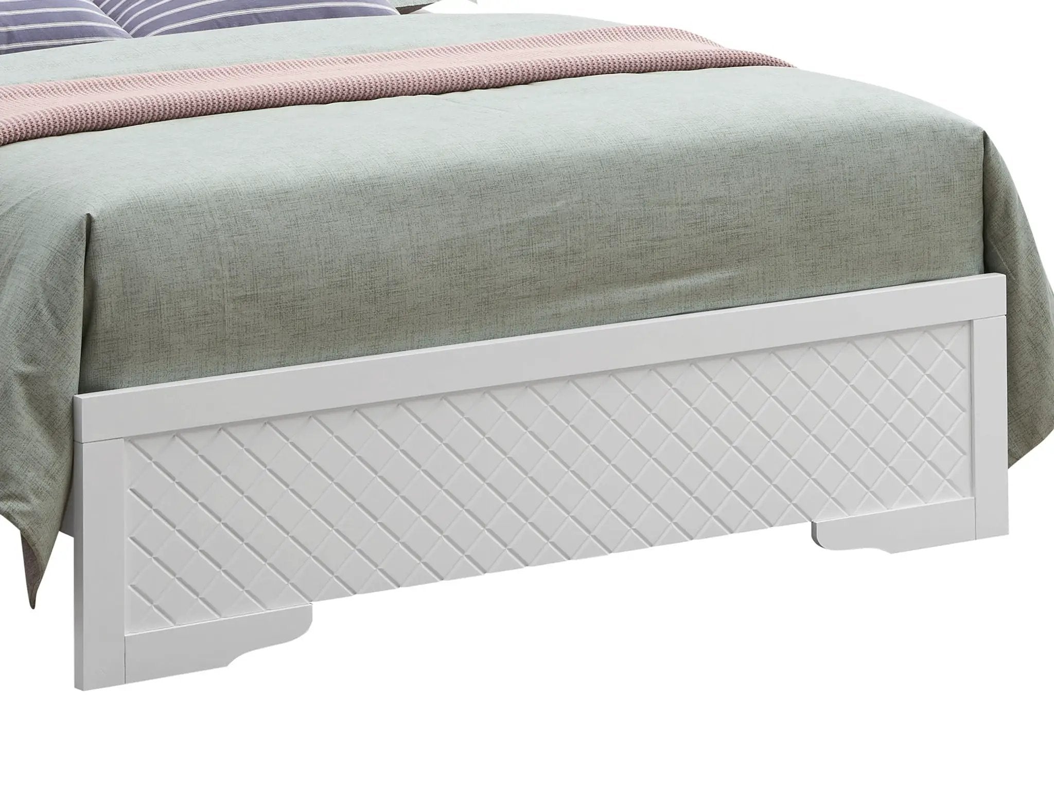 Bed With LED Light Accents Headboard by Unique Piece Furniture