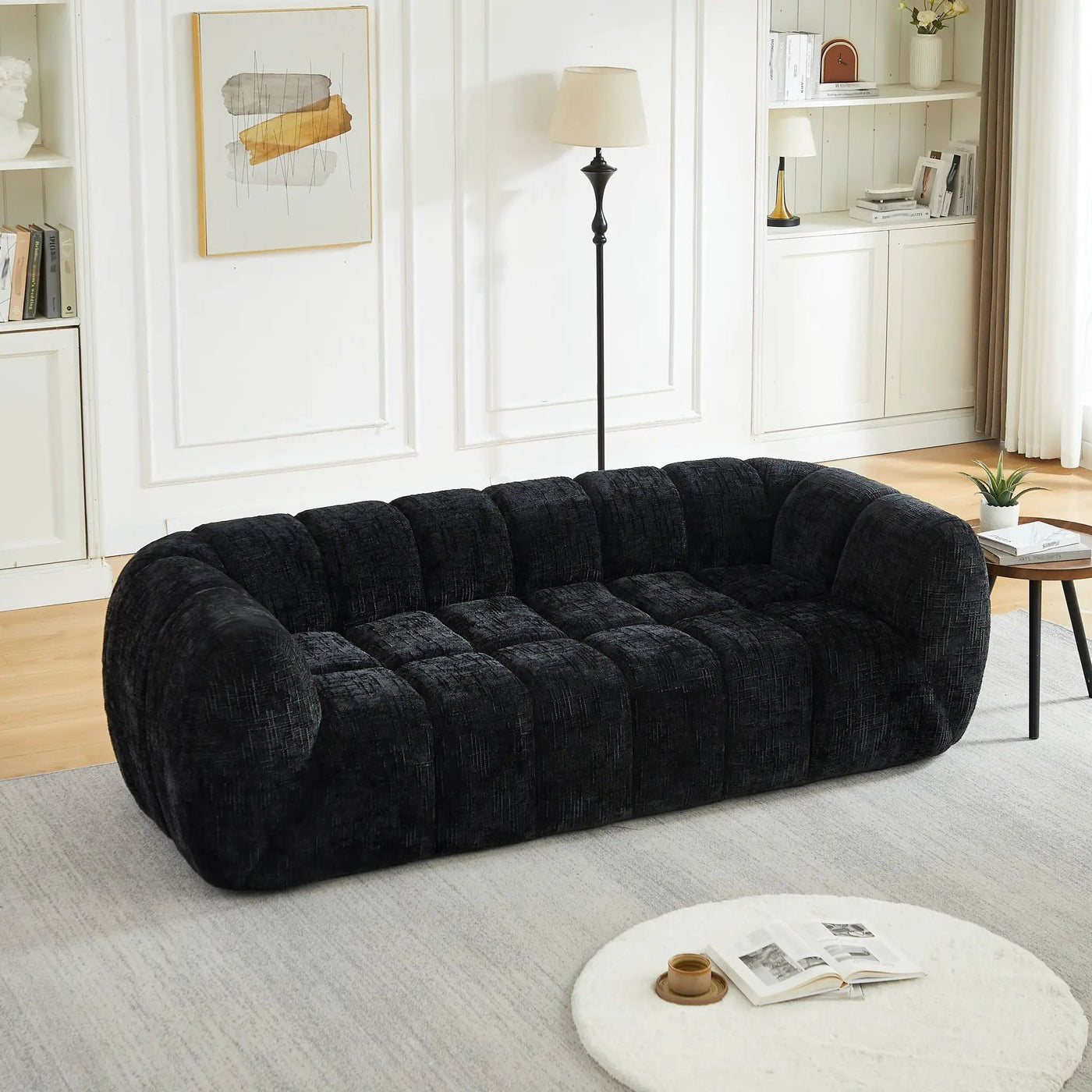 Modern Sofa With Piano Key Backrest by HouseOfZazla