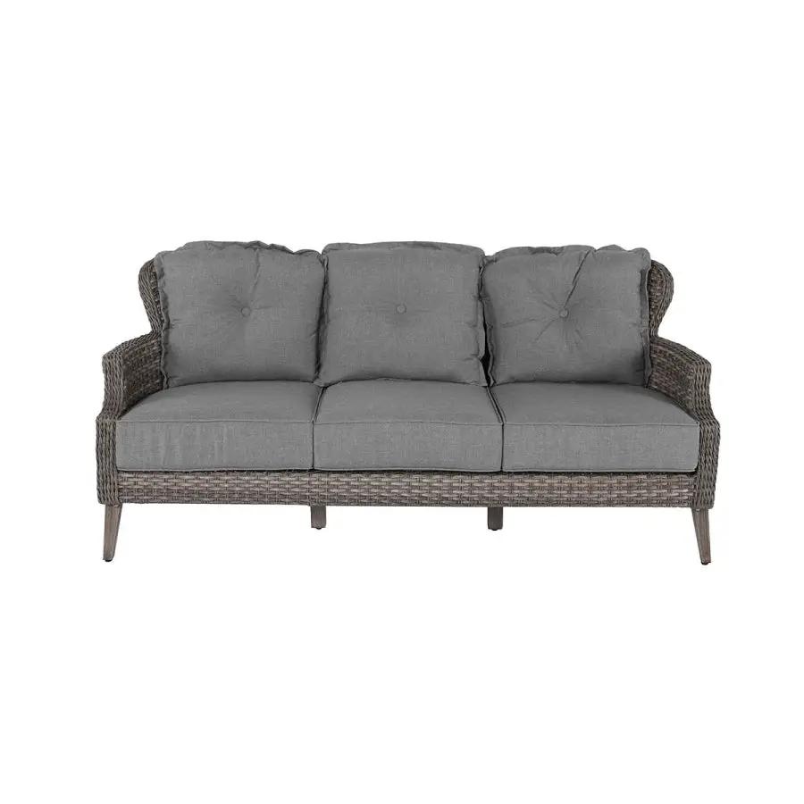 Tenaya 3-Piece Wicker Sofa Set with Swivel Rocking Chairs by Outdoor-USA®