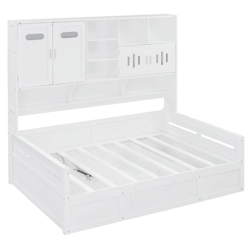 Daybed With All-In-One Cabinet And Shelf by Unique Piece Furniture