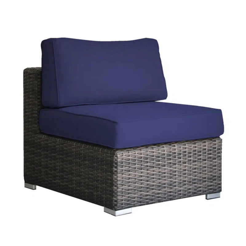 Elegant Outdoor Rattan Wicker 6 Person Seating Group With Cushions by HouseOfZazla