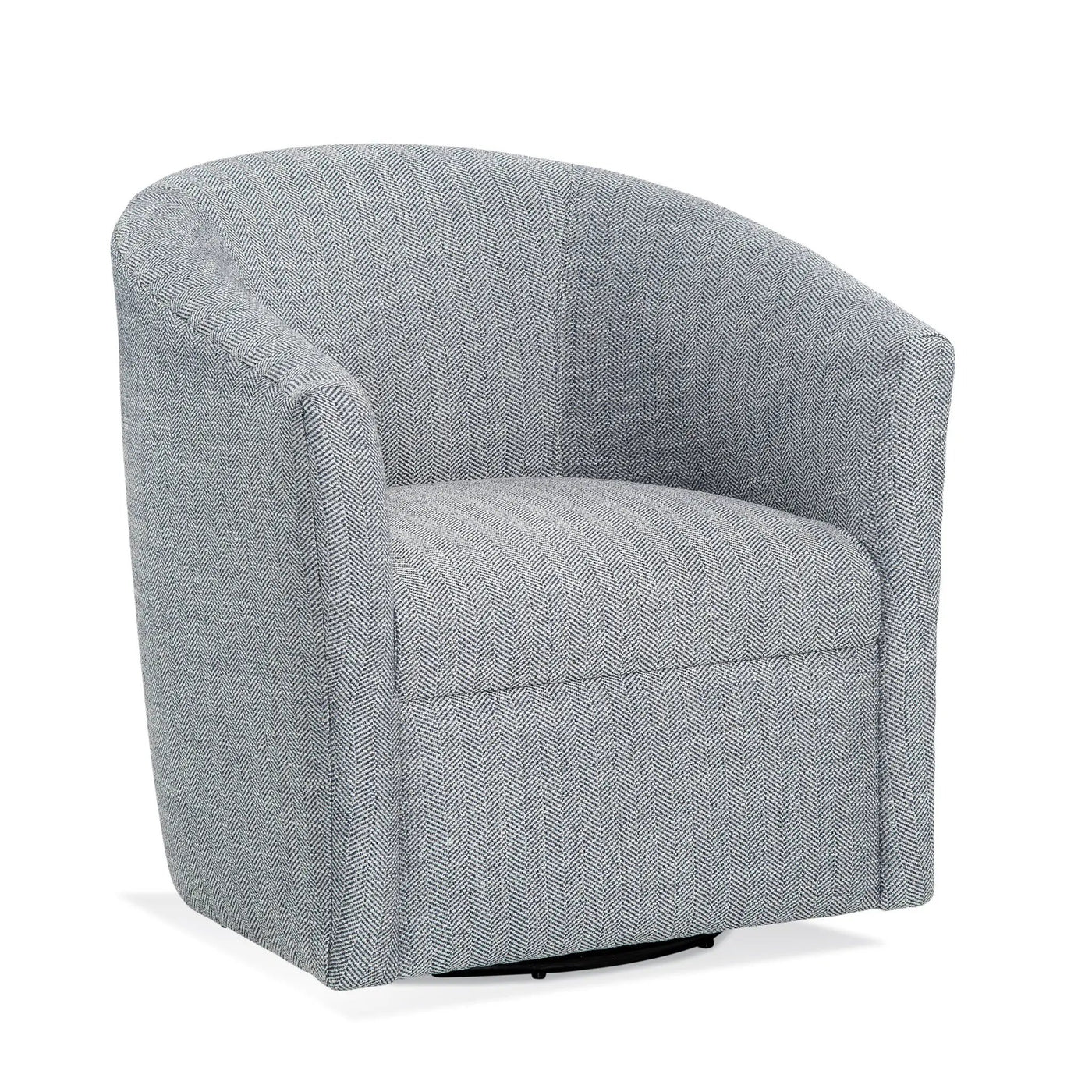 Lainey - Swivel Barrel Chair With 360 Degree Rotation by HouseOfZazla