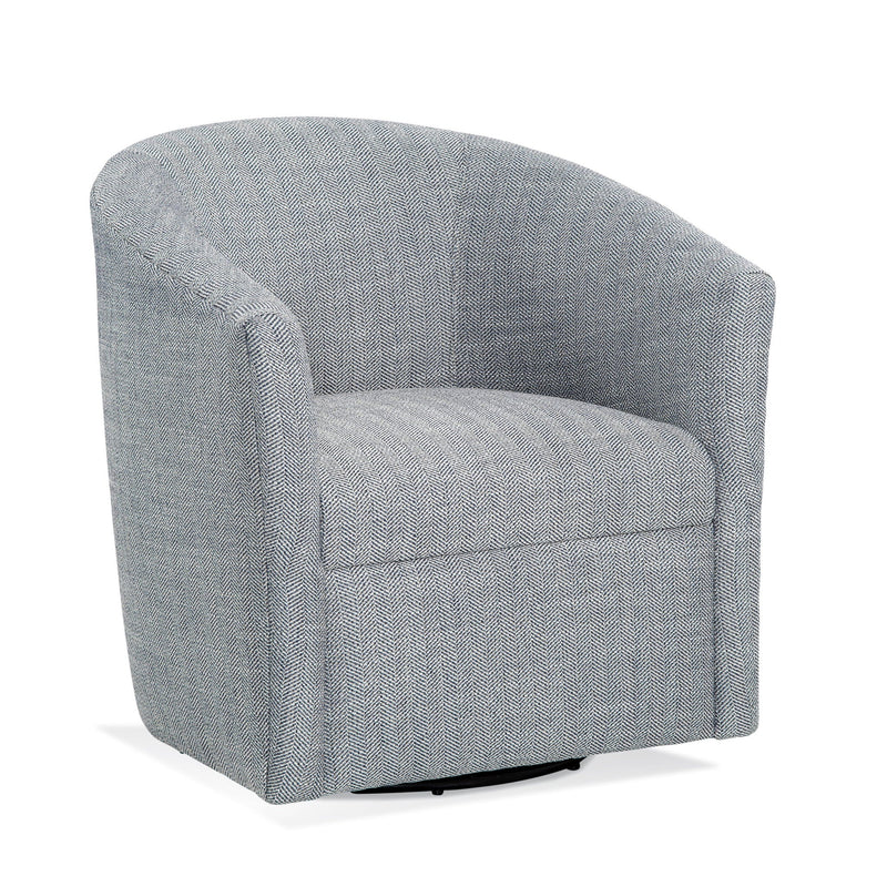Lainey - Swivel Barrel Chair With 360 Degree Rotation by HouseOfZazla