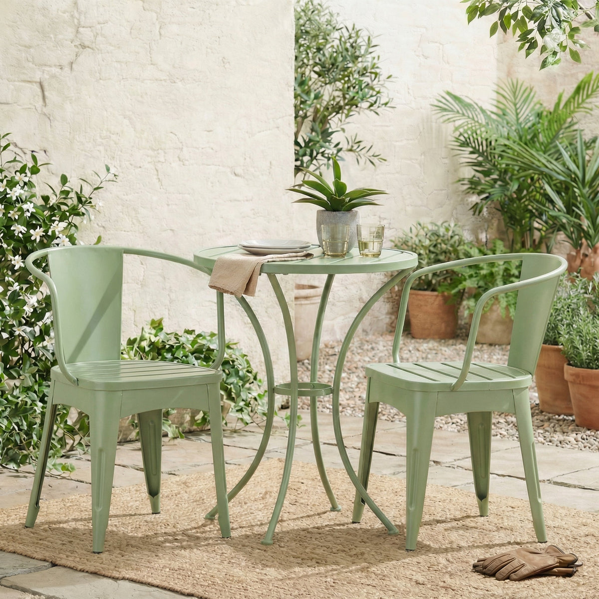 Colmar 3 Pc KD Metal Set - Matte, photo 2 of 10