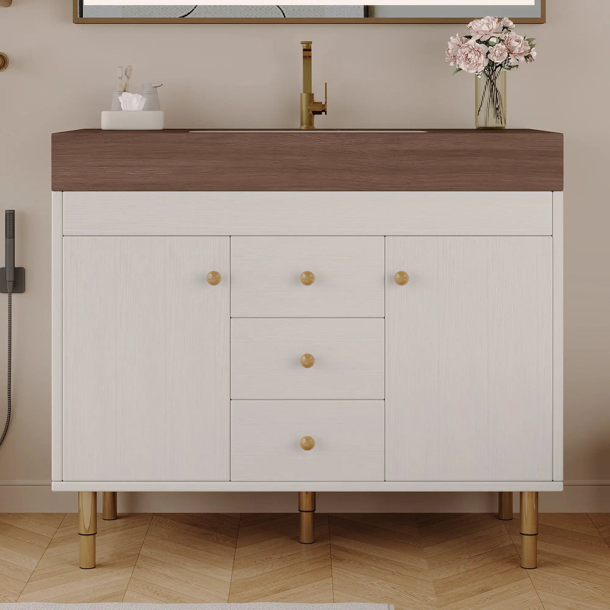 36 In Modern Free-Standing Bathroom Vanity With Ceramic Sink by HouseOfZazla
