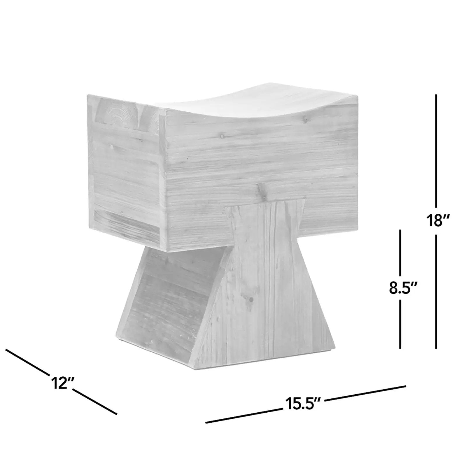 Nico - Stool Ottoman - Brown by HouseOfZazla