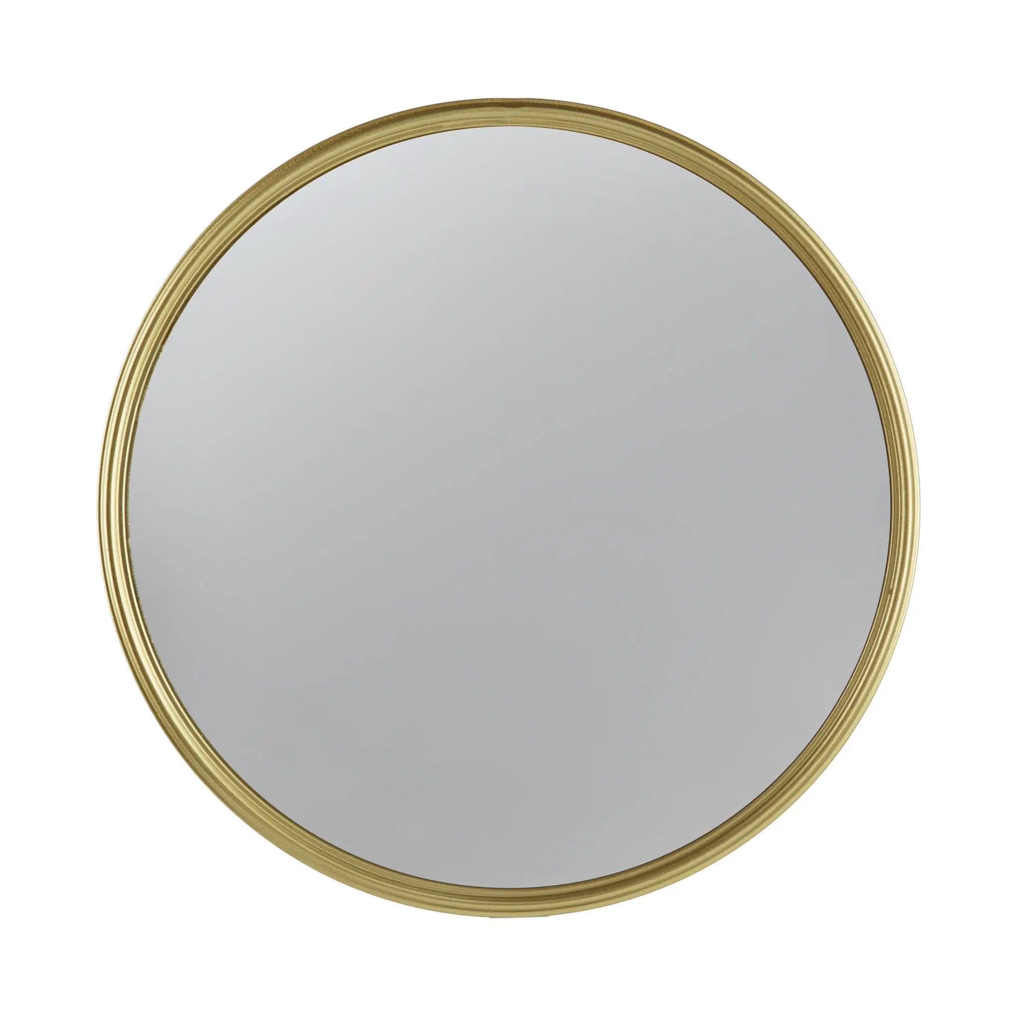 Round Mirror, Circle Mirror With Iron Frame For Living Room Bedroom Vanity Entryway Hallway by Unique Piece Furniture