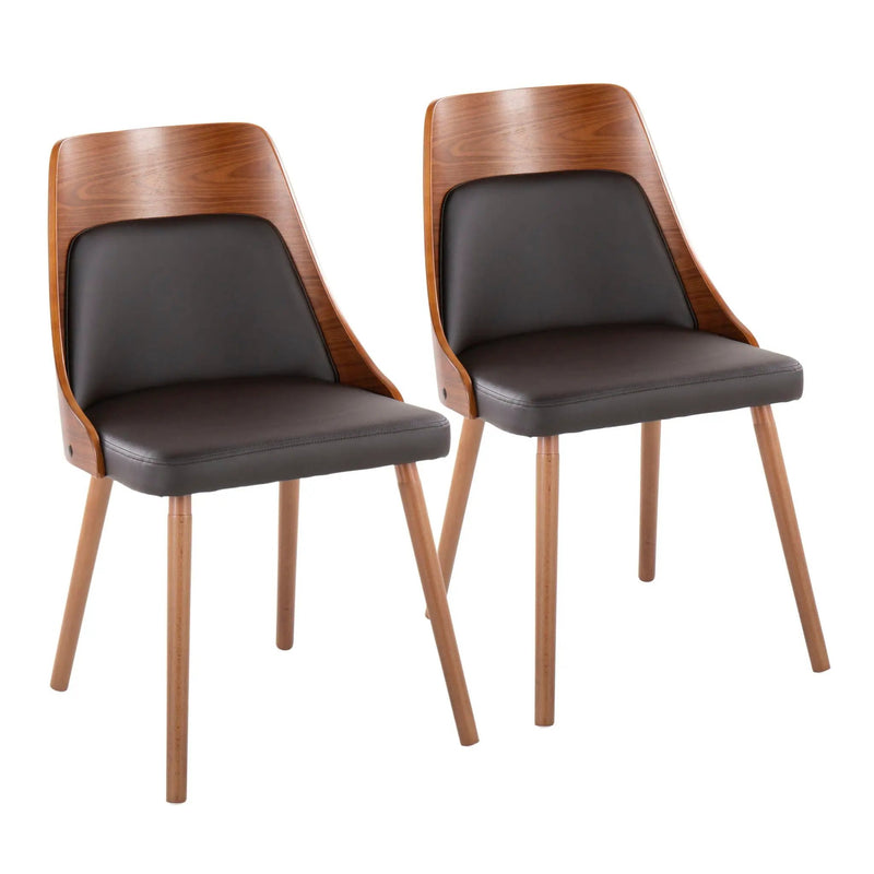 Anabelle - Mid-Century Modern Chair (Set of 2) by HouseOfZazla