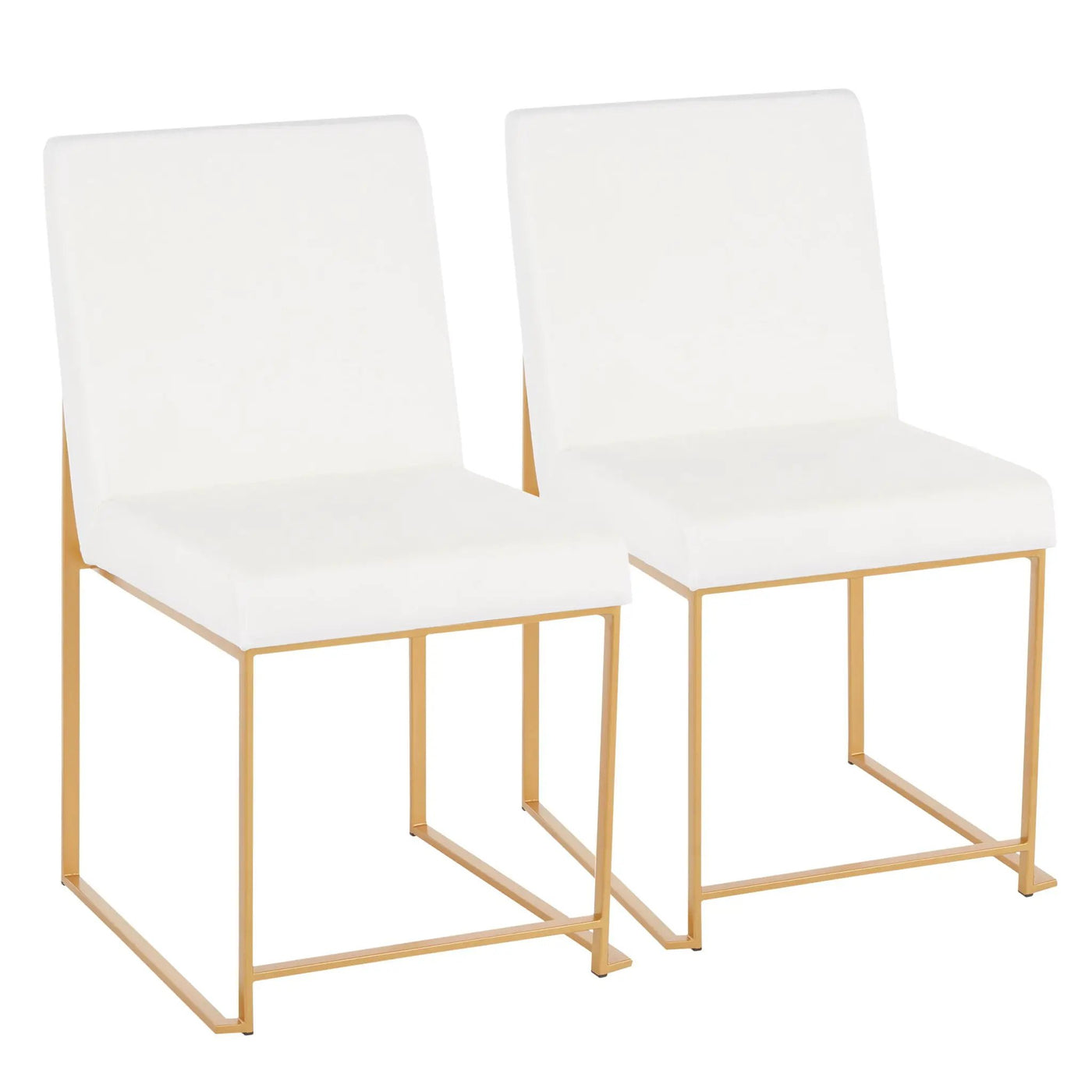 Fuji - Contemporary Stylish Frame, High Back Dining Chair (Set of 2) by HouseOfZazla