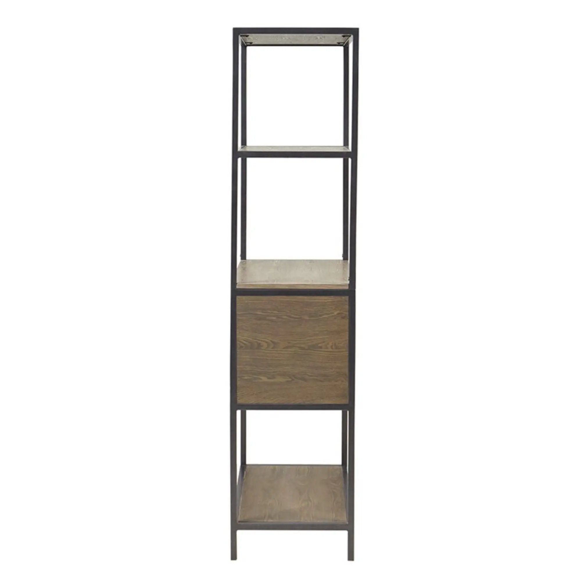 Darley - 3 Shelf Bookcase With Storage Cabinet - Gray by Unique Piece Furniture