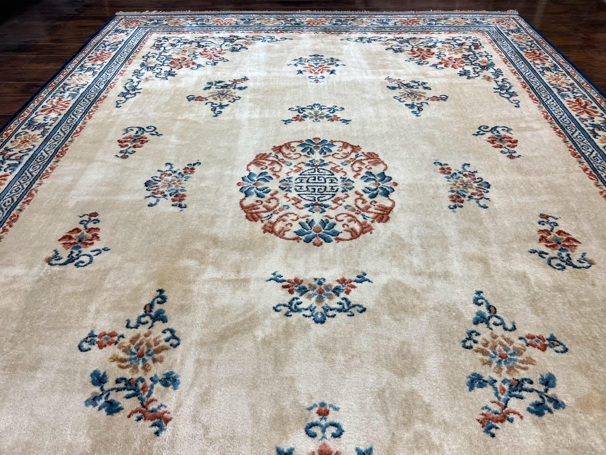 Karastan Rug 10x14 Chinese #718, Vintage Original 700 Series Wool Pile Karastan Carpet, Asian Oriental Rug, Rare by Jewel Rugs