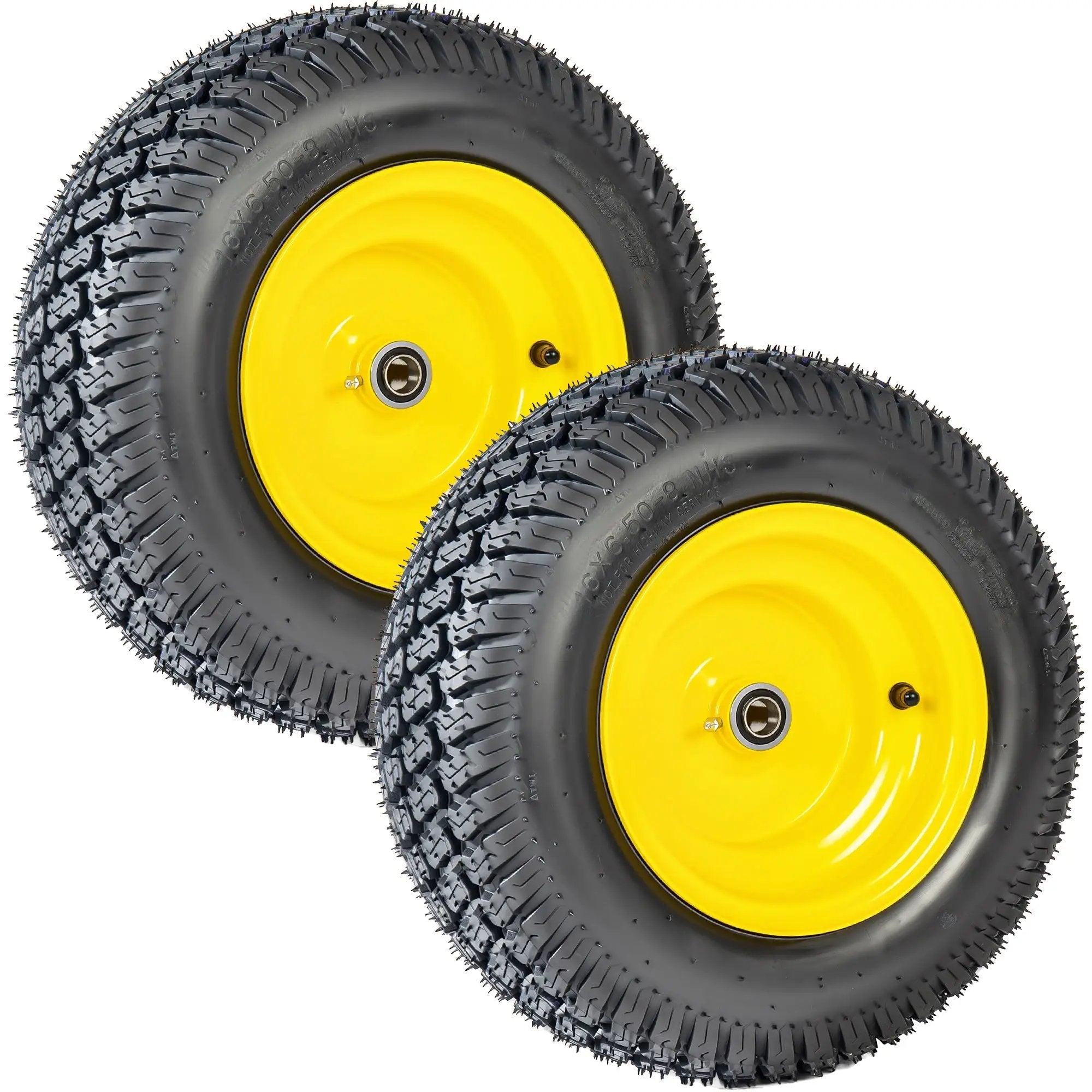 Set of 2 Lawn Mower Tires and Wheel Assembly by HouseOfZazla