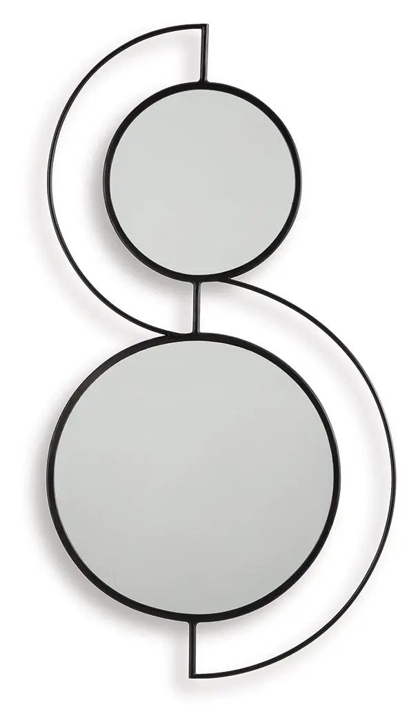 Shayham - Accent Mirror - Black by Unique Piece Furniture