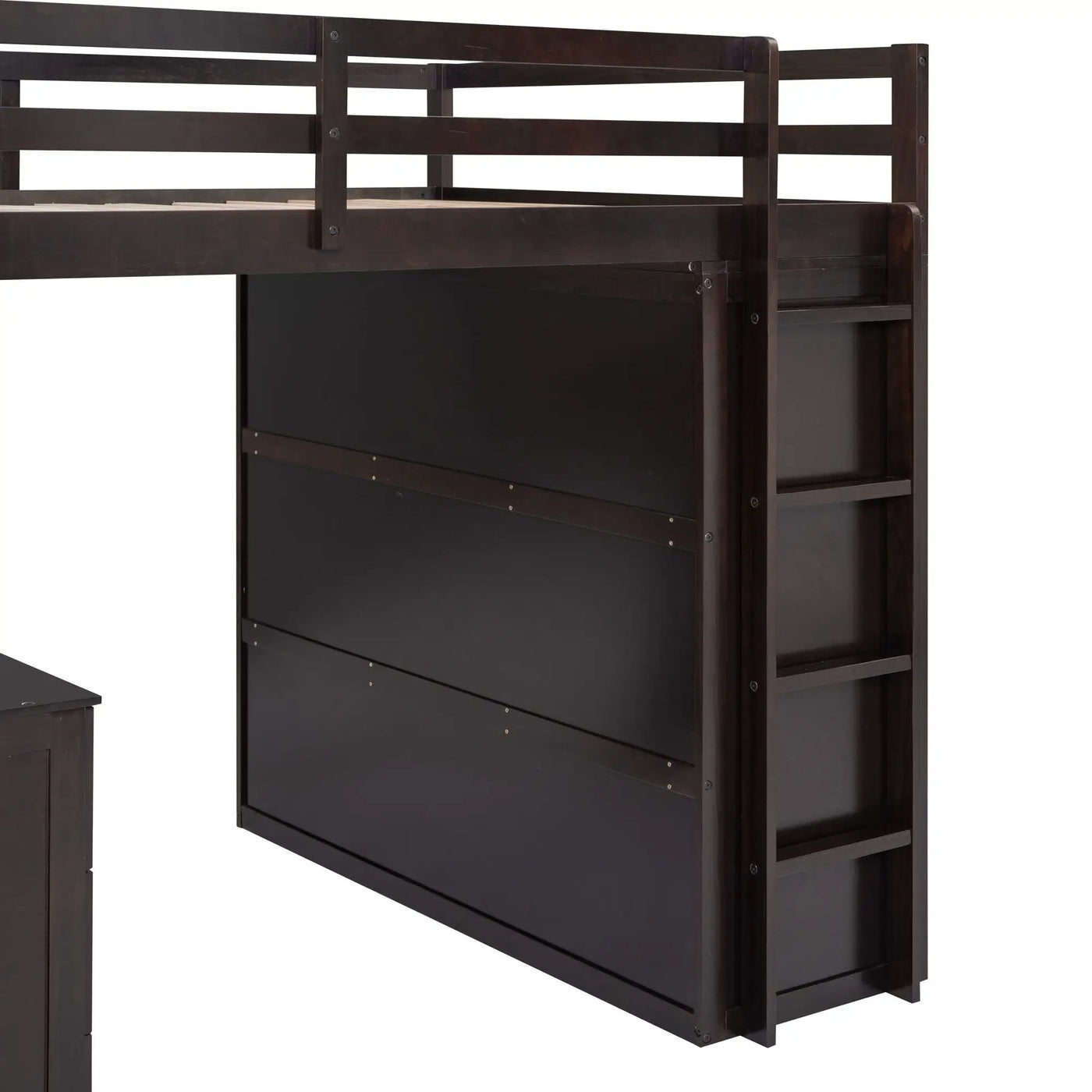 Loft Bed With Drawers, Desk, And Wardrobe by HouseOfZazla