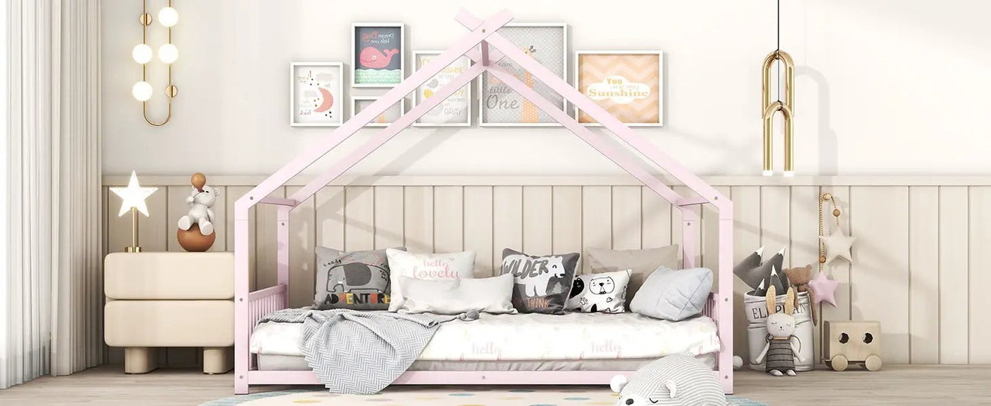 Metal House Bed by HouseOfZazla