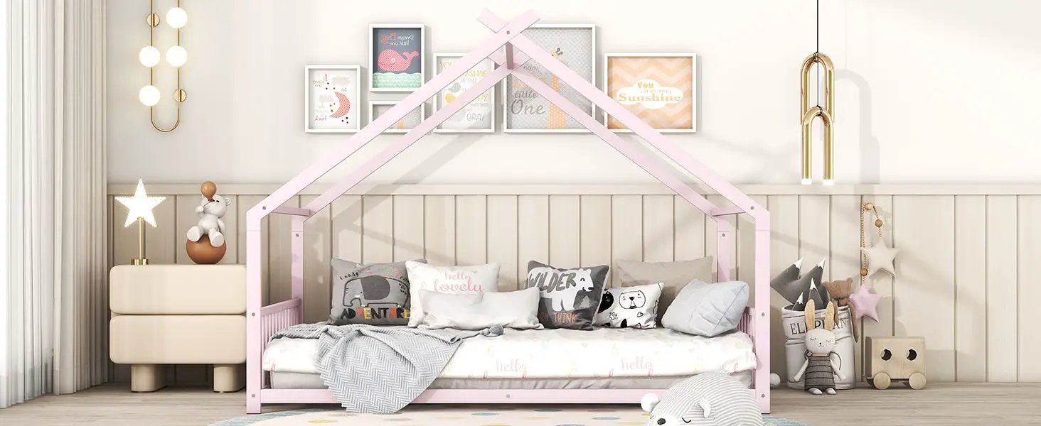 Metal House Bed by HouseOfZazla